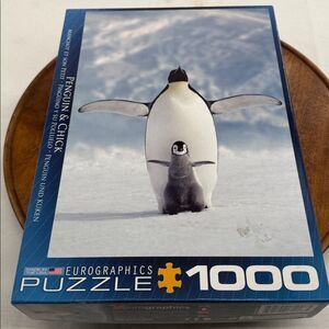 Eurographics Puzzle Penguin & Chick 1000 PIece Jigsaw *Complete Sealed